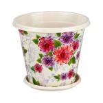 Горшок для цветов Оливия 3л с под. сл.кость М5730