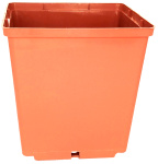 Горшок для рассады квадрат 13*13*13см 1,6л микс