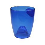 Горшок для цветов Орхидея 12*14 синий прозрачный