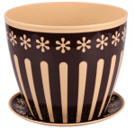 Горшок для цветов Валенсия 3,4л М4600 беж.-кор.