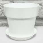 Кашпо ПРОТЕЯ 0,7л белый
