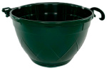 Горшок для цветов подвесной Лилия 4л с подвеской 23*23*14см Зеленый