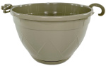 Горшок для цветов подвесной Лилия 4л с подвеской 23*23*14см Песочный