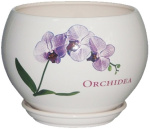 Горшок 0,4 л Шар Белая Орхидея 328000