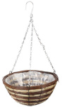 Горшок кашпо подвесной из ротанга Конус д30см