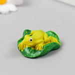 Фигурка для флорариума Лягушка на листе 4*4*2см полистоун 9542527