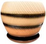 Горшок для цветов Вазон Елочка 9л керамика Кунгур