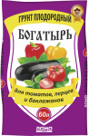 Грунт Богатырь 10,0л Для томатов, перцев, баклажан