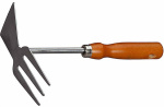 Мотыжка садовая, 3 зубца, прямое лезвие 8-421135