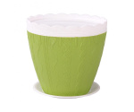 Горшок для цветов Меланж 1,5л с подст.зеленый М6046