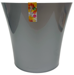 Горшок для цветов Арте 5л металлик белый Сантино