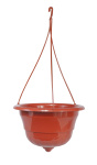 Горшок кашпо подвесной Грация 4,5л медь М1456