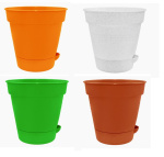 Горшок для цветов с подд. М5241 белый