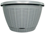Горшок для цветов подвесной БЕЗ подвесов 4,5л серый