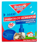 Защита от комаров ТРОЙНОЙ УДАР MAXI 60 ночей 40 мл