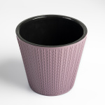 Горшок для цветов Ажур 230мм, 5л морозная слива