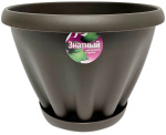 Горшок для цветов Знатный 3,9л шоколад