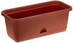 Горшок для цветов Балконный ящик 400мм с поддоном терракот М3220