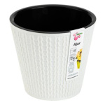 Горшок для цветов Ажур 160мм, 1,6л белый