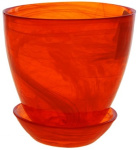 Горшок с подд. №2 алеб.крш.орж./С 4306