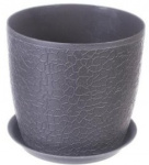 Горшок для цветов Верона 140мм М3095 графитовый
