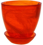 Горшок с подд. №1 алеб.крш.Листопад./С 93-024