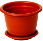 Горшок для цветов Ламела 9,0л (d=290мм) выс. с поддоном М8528