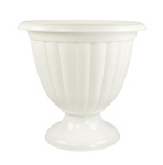 Горшок для цветов Жасмин 6,0л низкий на ножке белый М1394