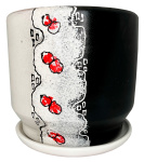 Горшок для цветов керамика Слияние средний