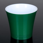 Горшок для цветов Арте 0,6л малахит белый Сантино