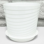 Цветочный горшок ФИАЛОЧНИЦА ВЕРОНА с поддоном