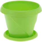 Горшок для цветов Терра 0,2л 8*6,5см салатовый