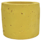 Кашпо Цилиндр жёлтое
