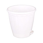 Горшок для цветов Рондо 1л с подст. белый М6090