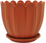 Горшок для цветов Марго 180мм с подст. мраморный