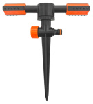 Ороситель 2-х рожковый DUO на пластиковой ножке AP 30077