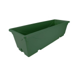Горшок для цветов Балконный ящик 400мм с поддоном зеленый М3220