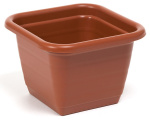 Горшок для цветов Ламела 300*300*210 8л квадр. террак. М8640