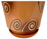 Горшок для цветов Любаша 2,5л керамика Кунгур