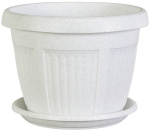 Горшок для цветов Николь 45,0л 50*38 с подст. корич 113001