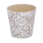 Горшок для цветов Деко с поддоном 16*15,5 Узор