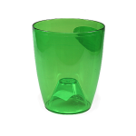 Горшок для цветов Орхидея 15*17 ультра зеленый прозрачный