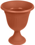 Горшок для цветов Ливия л (d=350мм) выс. с поддоном М3203 (корич.)
