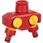 Распределитель планка двухканальный 3/4, пласт. 8-426312 Гринда