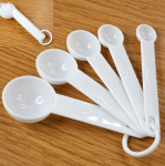Ложка мерная 5шт 1,25мл 2,5мл 5мл 7,5мл 15мл белый