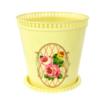 Горшок для цветов Ажур 3,0л с подст. розы М1796