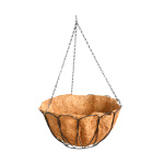 Горшок кашпо подвесной коковита сфера звезды 30,5см А-129