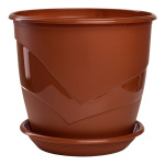 Горшок для цветов Венеция 21см 4,1л терракот