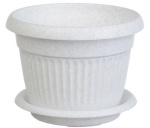 Горшок Ливия 2,8л 20см с поддоном М3019 