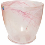 Горшок с подд. №3 алеб.розовый